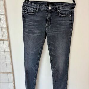 Black Orchid Women's Dark Gray Skinny Jeans